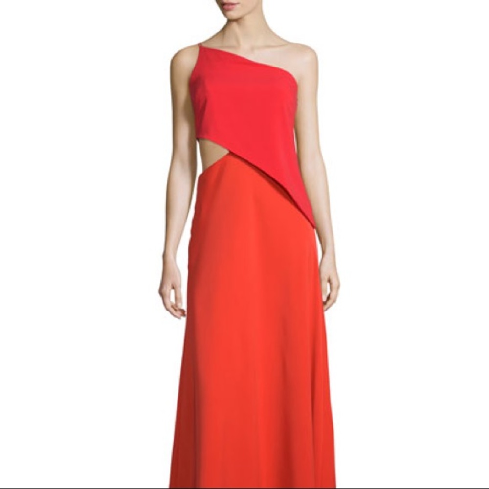 NWT 🆕 Jill Stuart One Shoulder Cutout Gown Size 0 - Picture 2 of 8